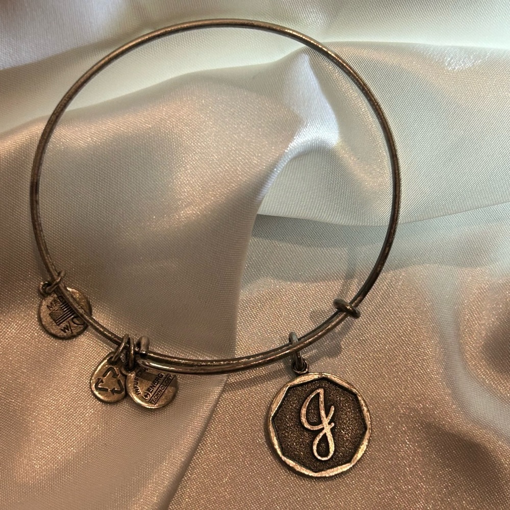 Alex & Ani initial J bracelet